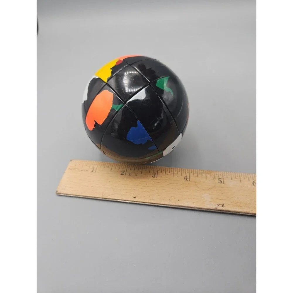 Vintage 1982 Rubik’s World Puzzle Globe Sphere Toy Hong Kong Cube - No Stand